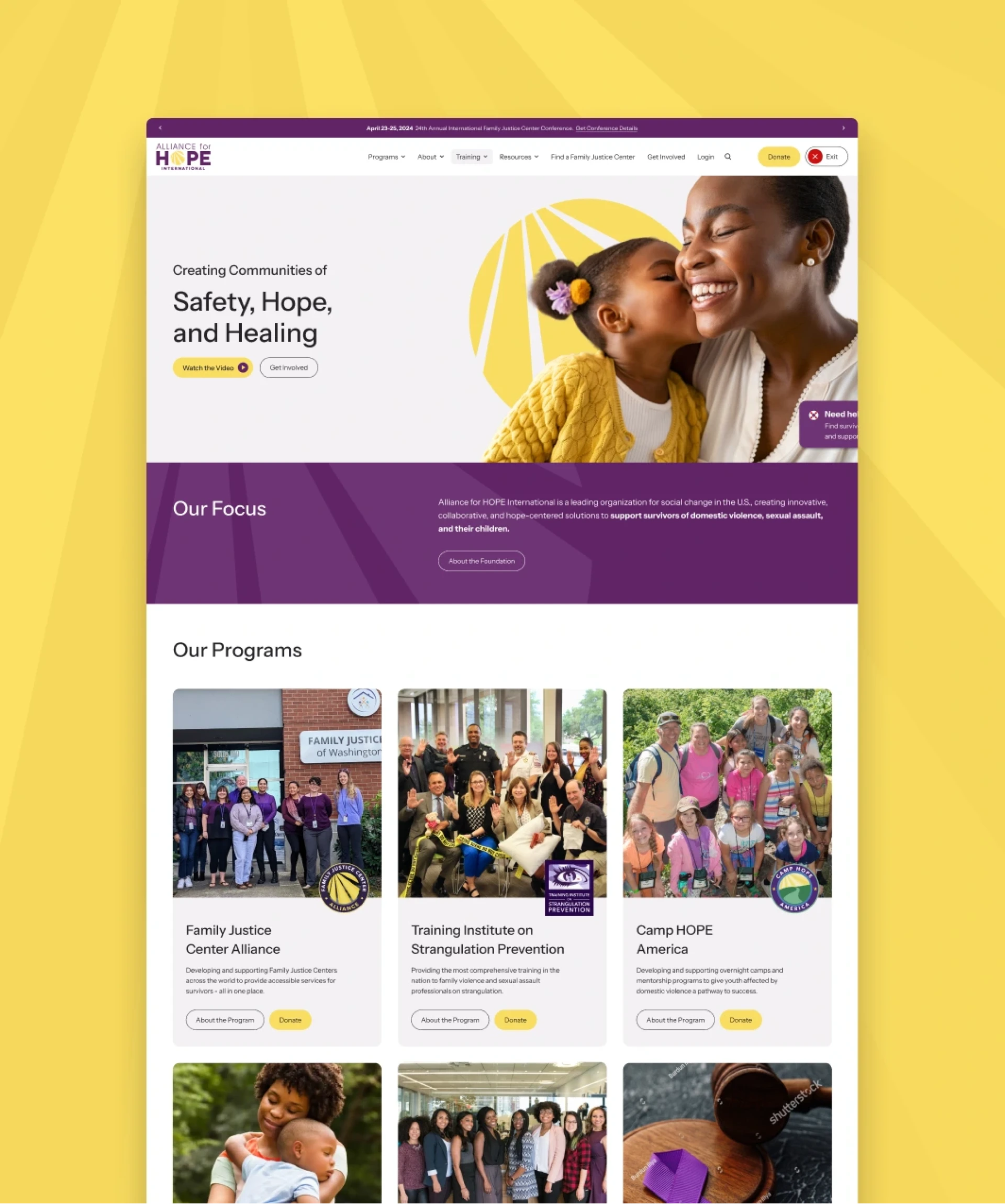 Alliance for Hope case study