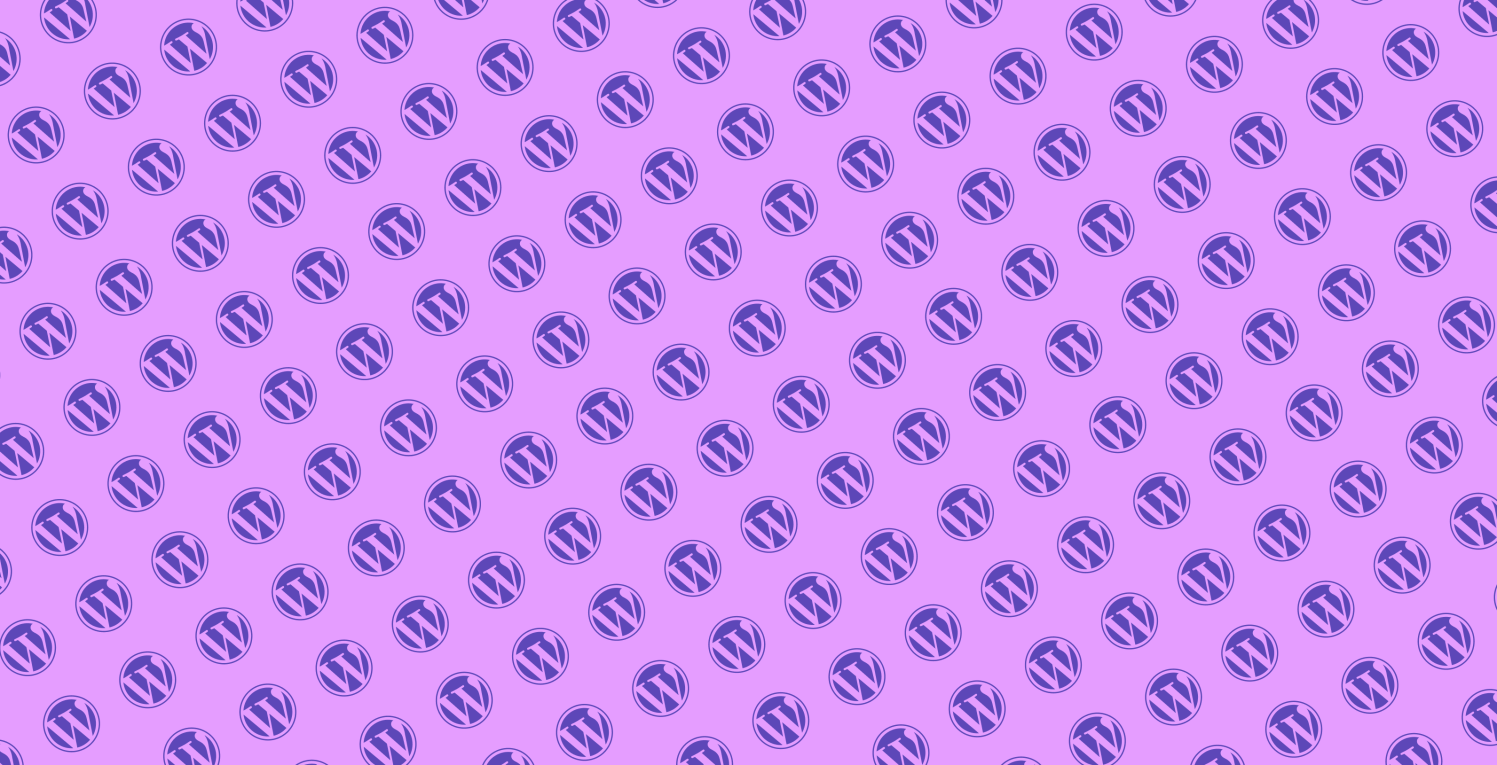Repeating WordPress logo